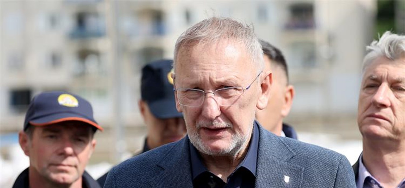 Božinović u Obrovcu: Zahvaljujući organizaciji civilne zaštite nije bilo žrtava